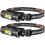 Pack 18650 COB LED Headlamp with USB Rechargeable Battery 1
