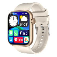 De Qx7 is een smartwatch met een 1,85-inch TFT-scherm die Bluetooth-bellen, gezondheidsmonitoring en meer dan 100 sportmodi ondersteunt (gouden versi