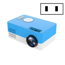S261/J16 Home Mini High-Definition 1080P Portable Led Projector, Supports Tf Card/Av/Usb Flash Drive, Plug Standard: Us Standard (Blue And White). Gi