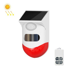 Allarme a infrarossi impermeabile per esterni, alimentato a energia solare, Specifiche: Modello di registrazione: Registrazione Regalo a sorpresa