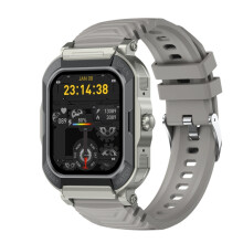 The H30 1.91-Inch Color Screen Smart Bracelet Supports Heart Rate Monitoring And Blood Pressure Monitoring (Silver-Gray). :silvery Surprise Gift