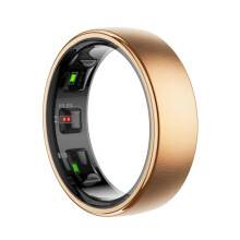 The R10 Size 12 Smart Ring Supports Heart Rate/Blood Oxygen/Sleep Monitoring/Multiple Sports Modes (Rose Gold). :rose gold Surprise Gift