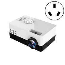 S261/J16 Mini draagbare LED-projector voor thuisgebruik met hoge resolutie (1080p), ondersteunt TF-kaart/AV/USB-flashdrive, aansluiting volgens Austr