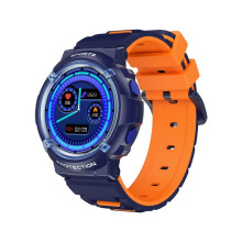 The Ht19 1.2-Inch Round Screen Ip68 Children'S Smartwatch Supports Sleep Monitoring (Blue). :blue Surprise Gift