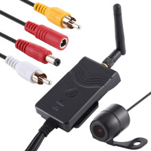 903S Auton Wifi HD -videolähetin kymmenellä pienellä perhoslinssillä (väri: musta): Mini-perhostyyppinen peruutuskameran yllätyslahja