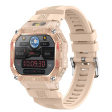 Ht34 1.75-Inch Landscape Screen Outdoor Sports Bluetooth Smartwatch With 3Atm Water Resistance (Pink) :pink Surprise Gift