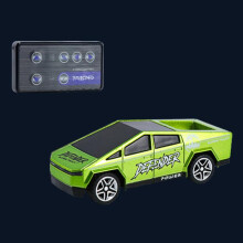 Mini auto telecomandata in lega 1:64 compatibile con 2,4 GHz, adatta ai bambini, modello ricaricabile, colore: Ao-5501E Verde: AO-5501E Verde Regalo