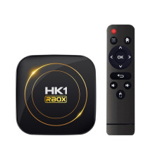 Hk1 Rbox-H8S 4K Ultra HD Android 12.0 Smart Network Set-Top-Box mit kompatibler Fernbedienung (Allwinner H618 Quad-Core, 4 GB + 32 GB, australischer