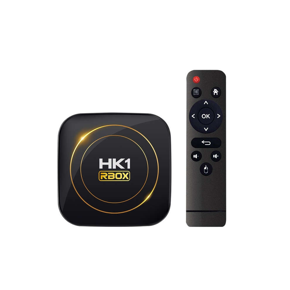 Hk1 Rbox-H8s 4K Ultra Hd Android 12.0 Smart Network Set-Top Box With Compatible Remote Control (Allwinner H618 Quad-Core, 4Gb+32Gb, Australian Standa 9072918044378
