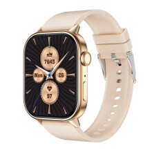 Qx17 2.01-inch IPS-scherm outdoor sport smartwatch met GPS/kompas (goud): gouden verrassingscadeau