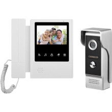 Interphone vidéo filaire 4,3 pouces avec 1 moniteur et caméra extérieure 1700 TVL pour la surveillance de votre domicile