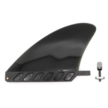 4.6" Soft Surf Fin Black for Surf Boards,  Paddleboards or Water  with No Tool Fin Screw