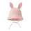 Soft And Warm Rabbit Ears Cap Delicate Rabbit Ears Baby-Pink 1