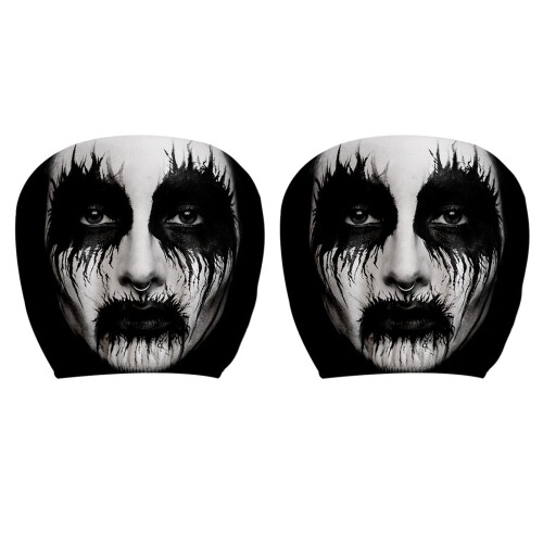 2pcs Whimsical Car Seat Headrest Covers For Added Neck-Type A