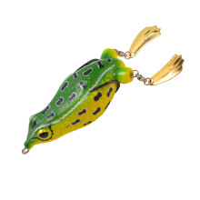 Fishing Double Propellers Legs Frogs Lures Baits-Color 3
