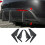 Achterbumperdiffuserlipkit voor  Model Y 2017-2024 Achterspoiler Cover Trim Accessoires 3