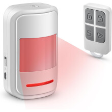Binnenhuis PIR-bewegingssensor met draadloos alarmsysteem, 2 standen, bewegingsdetectoren, 100 dB aanwezigheidssensor met sirene.