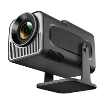 HY320 Newly Native 720P Android 11 4K-Projektor 300ANSI Wifi6 BT5.0 Cinema Outdoor Portable 180-Projektor EU-Kontakt