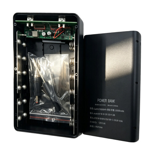 Plastic Powerbank-behuizing met-Zwart