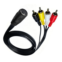 Duurzaamheid 6-pins DIN naar-150cm DIN6P fe tot 4RCA m