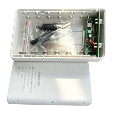 Uitbreidbare Powerbank-behuizing voor 18650-batterijen-Wit