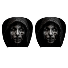 1 Pair Polyester Automotive Headrest Guards Covers-Type F