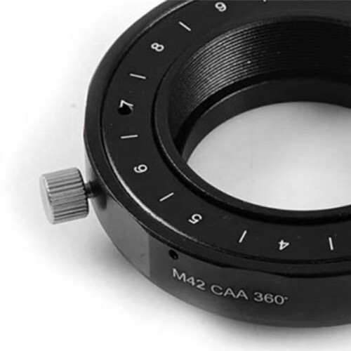 360 CAA Rotator Adjusts Camera Angle M42 Adapter Astronomical Telescope Accessories S8268 2