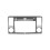 Center Console Navigation Panel Frame Cover Trim for   M Class W164 2006-2011 Carbon Fiber Accessories 1