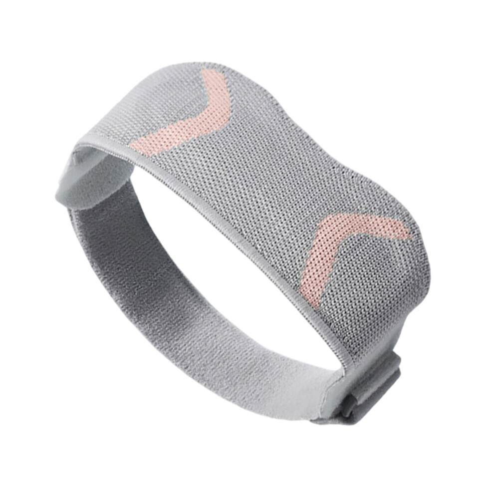 Gray/Pink Supportive Knee Wrap Patella Tendons Brace With