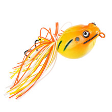 Realistic Floating Frogs Lures 3D Eye Frogs Soft Fishing-5