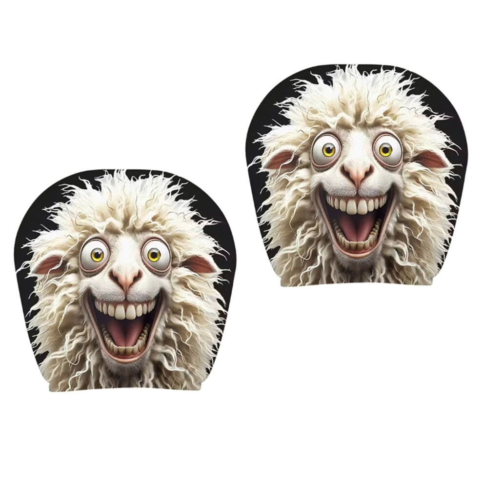 2Pcs Premium Washable Polyester Headrest Protectors-Type B 7704001286632