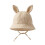 Infant Rabbit Ears Cotton Cap Warm Comfortable &-Light coffee 1