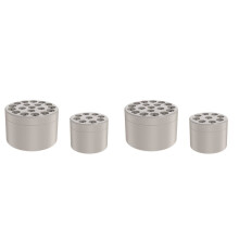 Spiral Ikebana Stem Holder,Spiral Stem Holder for Flowers, Spiral Stem Holder for Vases, Spiral DIY 4pcs Beige Gray