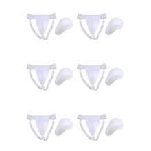 6X Groin Protector Cup Men, Boxing Kickboxing Muay Groin Guard, Ventilated Adjustable, Karate Fighting Training M