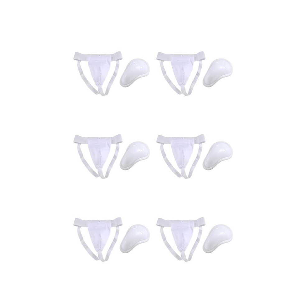 6X Groin Protector Cup Men, Boxing Kickboxing Muay Groin Guard, Ventilated Adjustable, Karate Fighting Training M 6032762781471