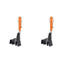 2X Shoe Horn Long Handle for Seniors, Extended Foot Shoe Funnel, Shoe Assist Device for Sneakers, for Soft Shoes