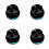 4X USB Volume Controller Computer USB Volume Adjustable Controller Support Shortcut Keys Customizable with RGB 1