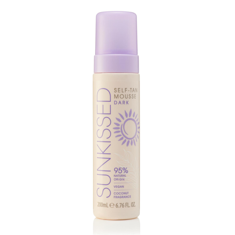 Sunkissed Dark Self Tanning Mousse 200Ml