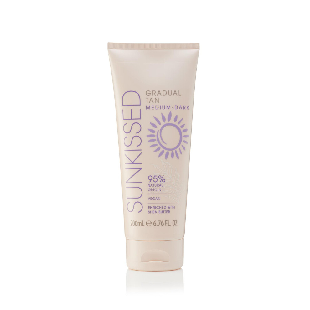 Sunkissed Dark Gradual Tanning Lotion Medium 200Ml