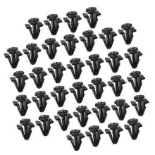 01553-03831 50 pezzi Clip per griglia anteriore auto compatibili con Ford Maverick Nissan Patrol Skyline Elgrand Navara Pathfinder Serena Nylon nero