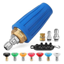 Rotačný tlakový čistič Turbo Nozzle 4000-5000 PSI, dvojitý QC 1/4" a 3/8", 4,0 GPM, vysoký tlak