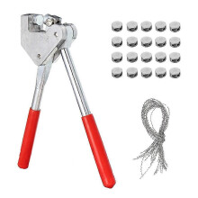 Kit di pinze per sigilli di sicurezza con 20 sigilli e fili per contatori di acqua/elettricità antifurto, logistica (10 mm)