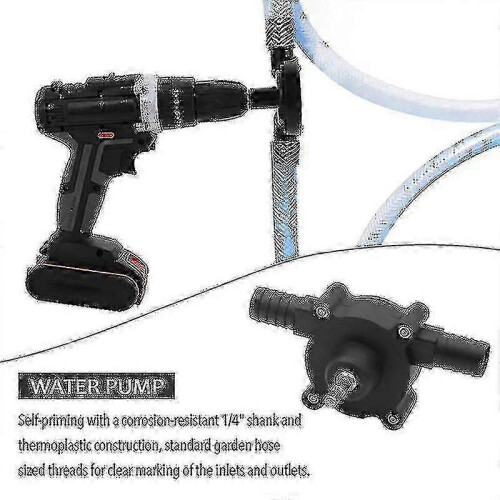 Mini Electric Drill Pump for Diesel Oil Water Transfer - Self Priming Fast E
