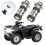 H6m LED Headlight Bulbs Compatible With Yamaha ATV 6000K Bright 1