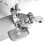 F502 Curve Hemming Presser Foot for Single Lockstitch Sewing Machines 7