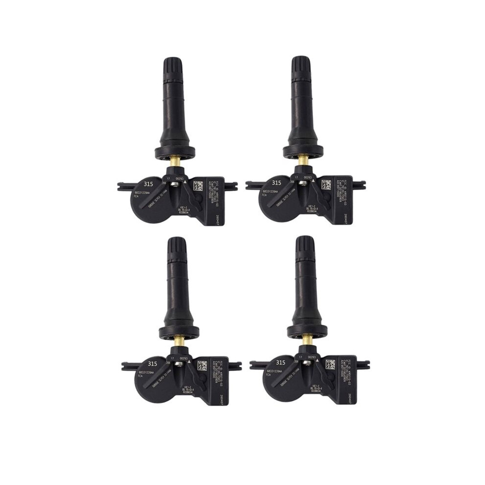 4Pcs Tpms Sensor Tire Pressure Monitoring System 68331239Aa For Compass Renegade 2018-2020 6031925095592