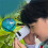 60-120X Pocket Microscope with 12 Specimens with LED Light Handheld Microscope Kit Outdoor Educational Science White 1
