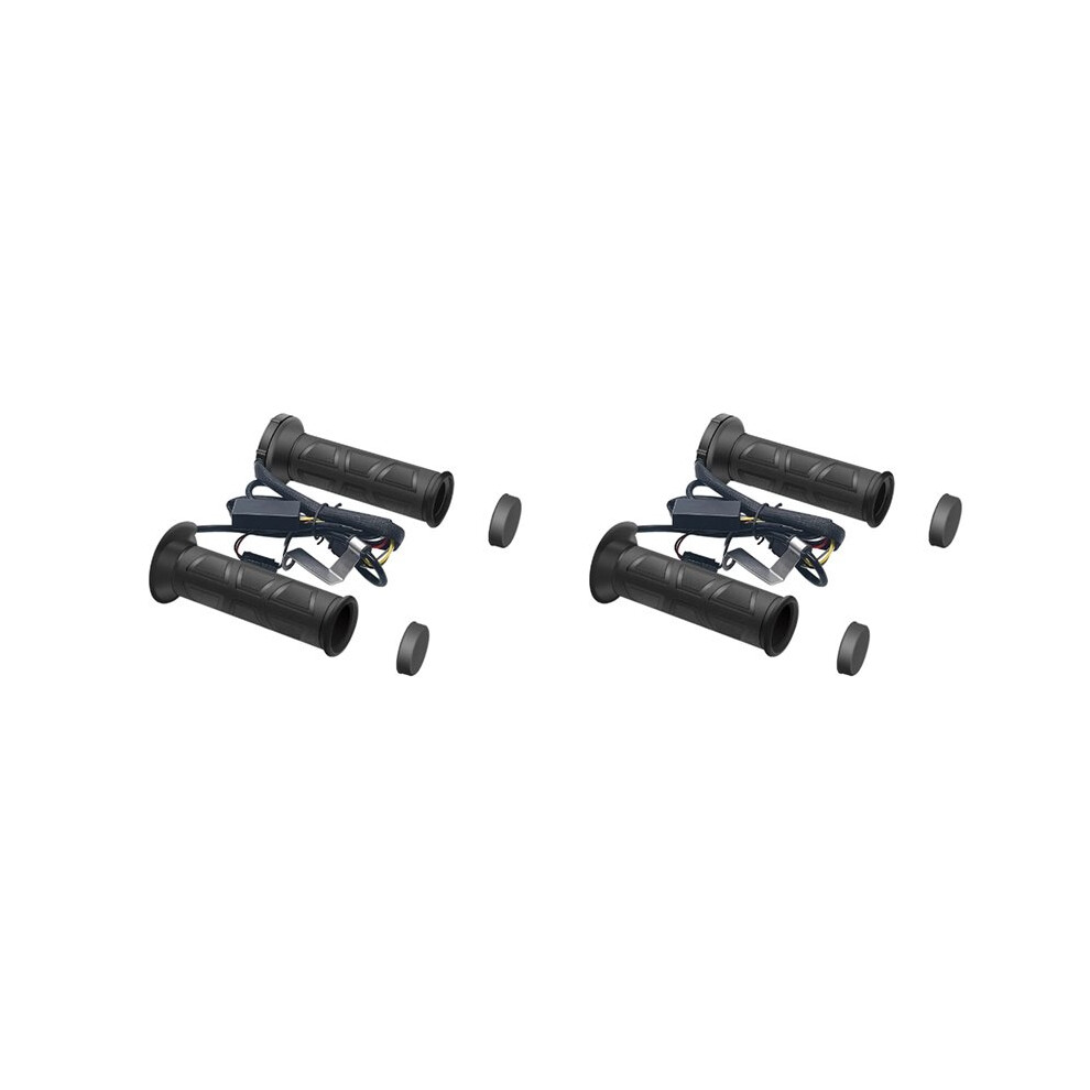 2X Hand Heated Grips 22Mm Hand Heated Grips Atv Warmers Molded Grips Adjustable Temperature Heated Grip Handle 6033485543094