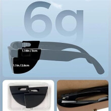 Protectores Laterales Antideslizantes y Antirreflejos para Gafas Meta /Headliner/Skyler (Gen 1/2)/Meta HSTN