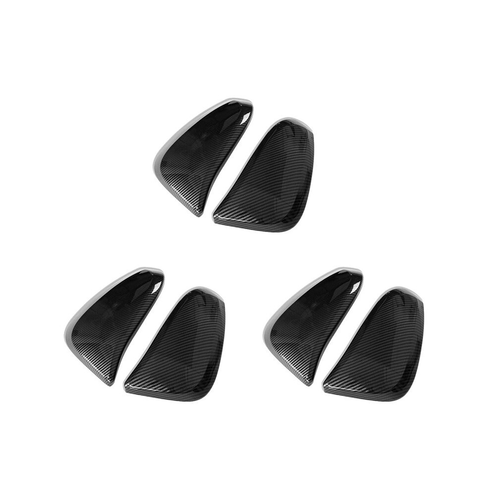 6X Car Rear View Mirror Decoration Side Door Mirror Cover Cap For Hilux Revo Fortuner Vigo Highlander Rav4 4713799132383